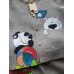  Lino kostiumėlis "Lepečkojai" dekoruotas vienetiniu piešiniu